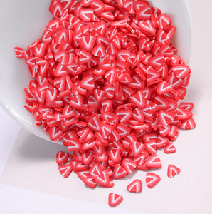 Noël créatif argile polymère bricolage chapeaux bijoux accessoires crème colle argile douce pièces divers fruits modèles gâteau amour - Product Image 3