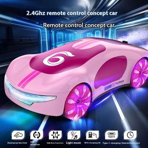 Coche RC Rosa Transfronterizo con Control Remoto para Niños, Juguete de Derrape de Nuevo Concepto Energético con Sensor de Gestos, Regalo para Niños - Product Image 6