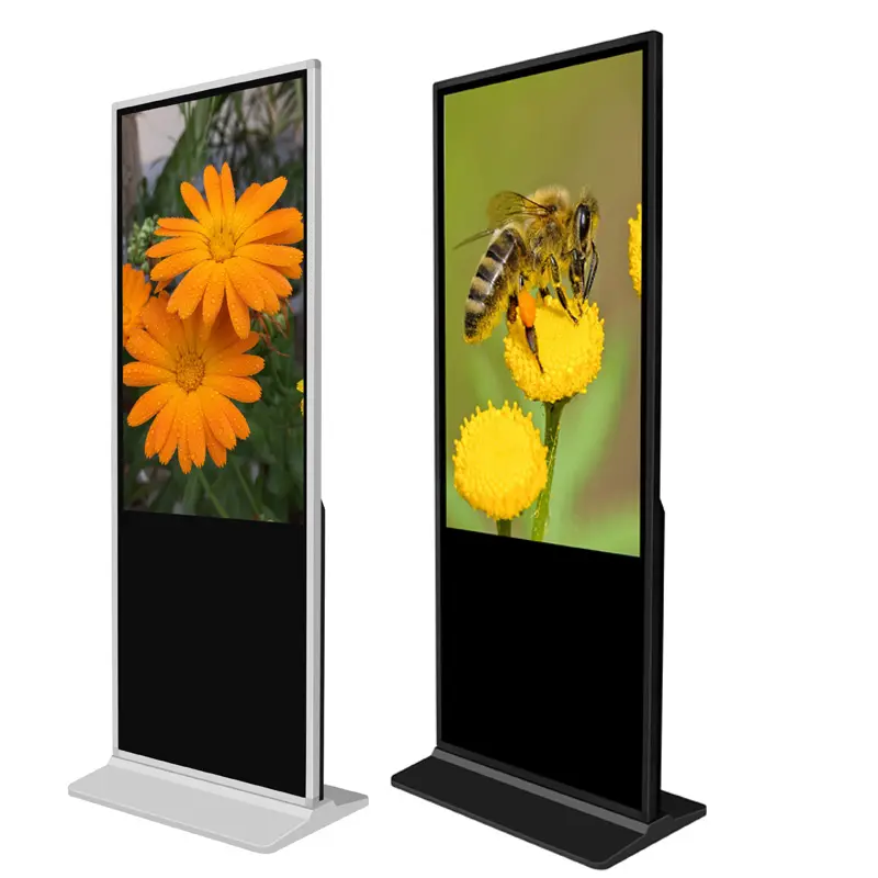 55 65 inch Ad Indoor Signage Saxy Video Player Digital Advertisement Touch Screen Exhibitions Equipment Digital Advertisement