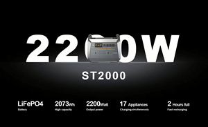 เครื่องกำเนิดไฟฟ้าพลังงานแสงอาทิตย์แบบพกพา Piforz 2000 วัตต์ ชุดแบตเตอรี่สำหรับงานหนักสำหรับไซต์ก่อสร้าง - Product Image 5