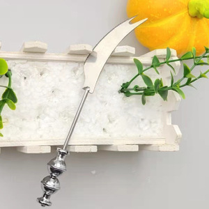 Stainless Steel Miniature Bar Tool Set With Beaded Tips For Cocktail Making And Wine Stoppers Reusable Portable Modern Style - Product Image 3
