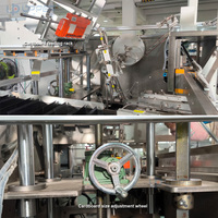 Machine d'emballage de boîtes horizontales de viande congelée Machine d'emballage de petites boîtes en carton à colle pulvérisée pliante automatique