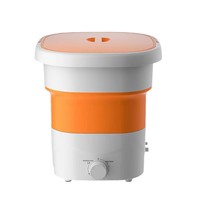 Lave-linge semi-automatique à chargement par le haut YSD, mini pliable, capacité 24L, commande mécanique, boîtier en plastique, utilisation en camping-car