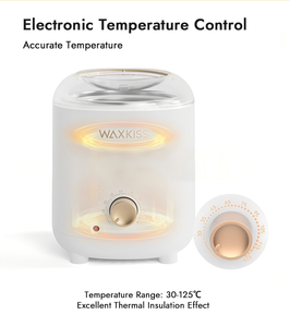 200cc Adjustable Temperature <b>Wax</b> Heater Pot for Depilatory <b>Wax</b> <b>Melting</b> and Home Salon Hair Removal - Product Image 5