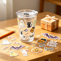 Autocollants personnalisés en vinyle transparent imperméables à l'eau, autocollants de dessin animé, autocollants découpés à la demande pour enfants