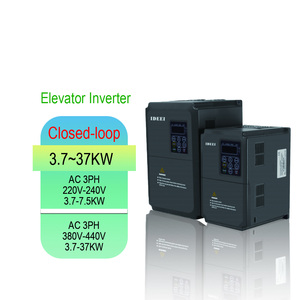 Inversor de frecuencia 4KW 5.5kw 7.5kw 11kw 15kw VFD de circuito cerrado para ascensores Inversor de frecuencia de potencia Inversor de elevador Accionamiento de CA - Product Image 1
