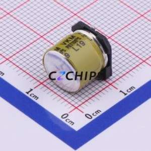 ตัวเก็บประจุอลูมิเนียมอิเล็กโทรลีติค SMD VKME1001K820MV D10xL10mm 82uF 20% 80V 668mA-100kHz - Product Image 2