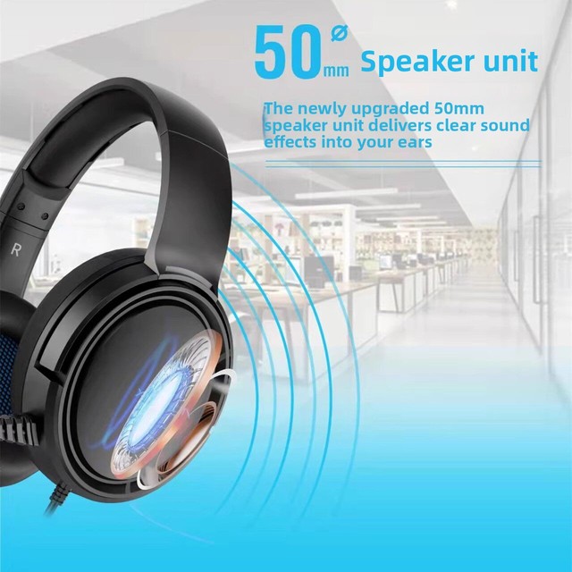 Siberia D20 Wired Over-Ear Headphones Active Noise Cancellation AI Smart Features Designed for  PUBG Online Classes Computer