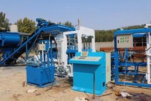 Macchina Automatica per la Produzione di Blocchi di Calcestruzzo QT4-15B <span class=keywords><strong>Combo</strong></span> Bloquera e Mezcladora per il Mercato Brasiliano - Product Image 6