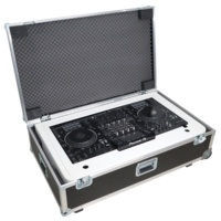 Tour de contrôle de finition noire, support de voyage pour scène de DJ pour Pioneer DDJ-REV7 XDJ-XZ DDJ-1000 RANE One avec étui de transport