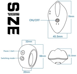 Celana dalam mainan seks erotis Vibrator dengan Remote dapat dipakai telur getar di bawah celana dalam <span class=keywords><strong>Stimulator</strong></span> klitoris untuk wanita - Product Image 3