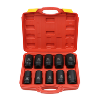 Jeu de douilles à choc profondes de 3/4 pouces, 10 pièces, fabrication métrique
