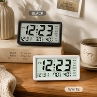Décoration d'intérieur, calendrier intelligent portable, nouveau modèle, écran LCD numérique, support de table, article de bureau, horloge électronique de bureau miniature, réveil pour enfants