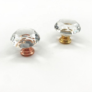 Lüks tasarım renkli küçük cam kristal kabin tutamakları mücevher kutusu kolları kristal tutacak - Product Image 3