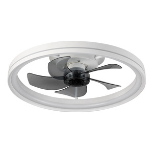 Ventilador LED CEIC nórdico moderno USB ABS hogar estándar europeo americano para integración de Control remoto transfronterizo explosivo de Amazon - Product Image 2