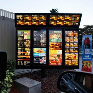 Multiple Styles Restaurants Menu Tempered Glass Light Box Advertising Poster <b>Frame</b> Illumination Billboard LED Light Box - Product Image 5