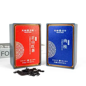 JYB 사프란 차 건빵 과자 전통적인 중국 의약 물자를 위해 포장하는 주문 레이저 효력 장방형 금속 주석 상자