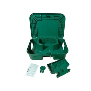 Reusable Mouse Catch Cage Rat Catch <b>Box</b> Trap Lockable Rodent <b>Bait</b> Station <b>Box</b> Outdoor Farm and Mice Pest Control - Product Image 2