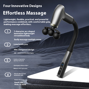 Portable Fascia Gun Multi Purpose Body Massager for Muscle Relaxation 9 Speed Gun Handheld Body Massager - Product Image 2