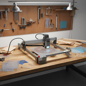 Grabador Láser D0100HACP4V 15.7 X 15.7 Pulgadas, Salida de 20W, Láser de Punto, Uso Comercial - Product Image 2