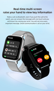 Smartwatch I13 1.69\" con Chiamate, IP67, Monitoraggio Fitness e Sonno, Ossigeno nel Sangue, Cardiofrequenzimetro, Orologio Intelligente Personalizzabile - Product Image 3