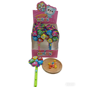 Giocattolo Giratorio a Forma di Mulino a Vento con <span class=keywords><strong>Caramelle</strong></span> <span class=keywords><strong>Colorate</strong></span>, Gusto Frutta Mista, Confezione Espositiva OEM con Etichetta Privata - Product Image 1