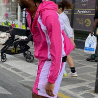 Veste zippée réfléchissante avec logo personnalisé, en nylon, ensemble de survêtements sportifs à séchage rapide, coupe-vent unisexe, ensembles courts
