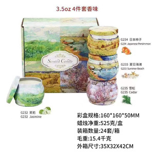 เทียนหอมดอกไม้แห้ง ของตกแต่งบ้านและห้องนอน เทียนหอมในกระป๋องขายส่ง - Product Image 4