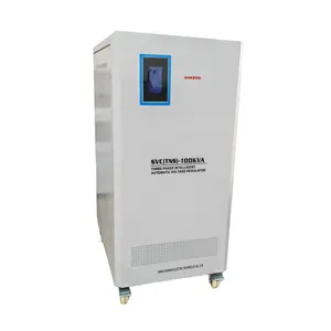 Three Phase High Precision Automatic Ac Voltage Stabilizer 80kva Voltage Regulator