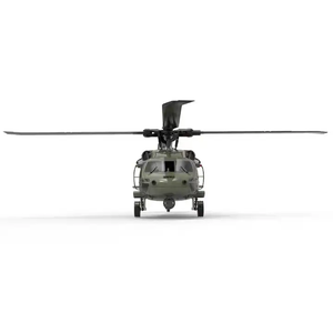 F09 <span class=keywords><strong>UH60</strong></span> BLACKHAWK 2.4GHz 6CH 3D 6G Système Double Moteur à Entraînement Direct Sans Balais 1/47 Échelle Flybarless RC Hélicoptère Modèle - Product Image 2