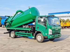 Isuzu 4X2 Septic Tanker Truck 5cbm 1400gallon Fecal <b>Suction</b> Truck Vacuum Sucking Vehicle,Factory customized, exported worldwide. - Product Image 2