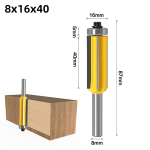 Fraiseuse à bois 8 poignées pour le profilage des bords, <span class=keywords><strong>avec</strong></span> fraise à rainurer et à dégrossir les bords, et fraise à chanfreiner les bords - Product Image 4