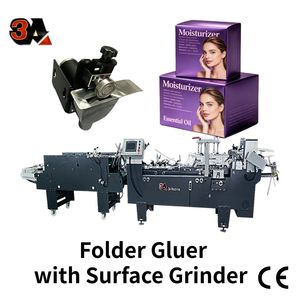 Máquina Plegadora y Encoladora Automática 3A-580 para Cajas de Cartón, Accionamiento Eléctrico, para Madera y Plástico, Tamaño Pequeño, Alta Velocidad 230M/min - Product Image 1