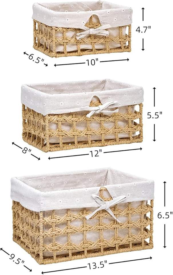 Paper Rope Box Handmade Modern Eco-Friendly Storage Box High Quality Home Decoration ...
