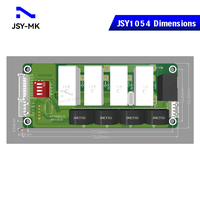 JSY1054 Module de contrôle de mesure à 4 canaux AC 220V 16A Carte de relais de rétention magnétique de puissance