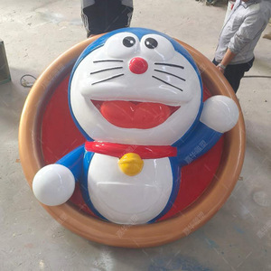Escultura de Fibra de Vidrio de Doraemon, Figura Decorativa para Montar en el Suelo Exterior - Product Image 3