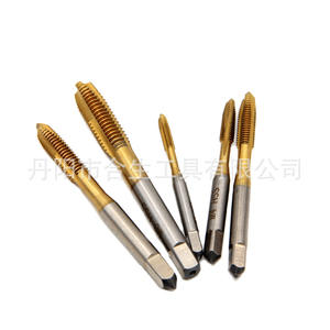 Jeu de tarauds métriques Mr Drill M3 M4 M5 M6 M8 M10 M12 en acier pour trous traversants, finition brillante - Product Image 5