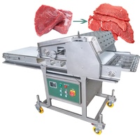 Machine professionnelle électrique d'aplatissement de feuille de viande de feuille d'acier de maille de poisson de maille de Steak de calmar pour l'exportation