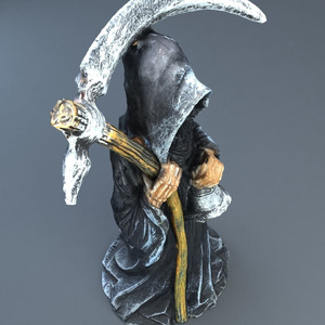 Regalos festivos <span class=keywords><strong>Hell</strong></span> Reaper adorno de resina Estatua de la Muerte Santa esculturas de Santa Muerte moldes de resina para la decoración del hogar de Halloween - Product Image 4