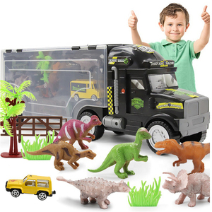 Vendita calda di trasporto pressofuso <span class=keywords><strong>camion</strong></span> modello di <span class=keywords><strong>camion</strong></span> con dinosauro giocattoli in metallo per bambini fabbricati in vendita calda - Product Image 3