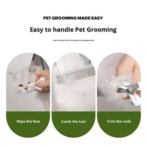 Hamaca Auxiliar Universal para Baño y Recorte de Uñas de Perros y Gatos, Soporte Duradero para Pecho y Espalda de Mascotas, de Tela No Tejida - Product Image 2