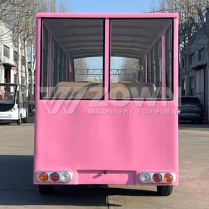 Autobús Turístico Eléctrico Rosa en Oferta, Vehículo de Turismo con Tracción en las 4 Ruedas, Autobús Turístico de 14 Plazas, Autobús Urbano - Product Image 6