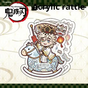 Decoración de Caballito de Madera de Acrílico de Demon Slayer con Nueve <span class=keywords><strong>Pilares</strong></span>, Daki, Tanjiro, Tomioka, Giyu, para Año Nuevo - Product Image 4