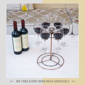 Soporte de Metal para Copas de Vino Tinto, Estilo Europeo Retro, Color Cobre, para 12 Copas, Precio Económico de Fábrica - Product Image 3