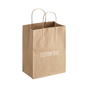 Nouvelle arrivée Sacs en papier personnalisés Sacs à main pour l'emballage du pain Sacs en papier kraft alimentaire avec logo - Product Image 2