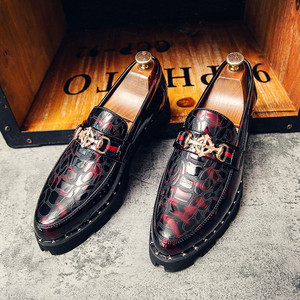 High Quality Slip-on Fashion PU Leather Shoes <strong>Platform</strong> Original <strong>Oxford</strong> and Men's Dress Shoes 2024 - Product Image 5
