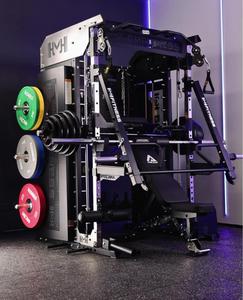 Máquina Smith comercial versátil: estante multifuncional de grado de gimnasio interior para sentadillas, moscas y prensas - Product Image 2