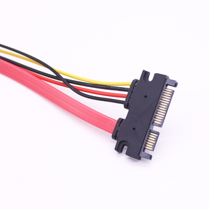 Nhà Máy Giá 50Cm Nam Đến Nữ 7 + 15 Pin Nối Tiếp ATA SATA Dữ Liệu Power Combo Extension Cable Nối Chuyển Đổi 22P SATA Cáp - Product Image 3