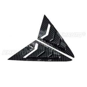 Para VW Golf 7 MK7 MK7.5 2013-2019 Cubierta Decorativa de Ventana Triangular Delantera, Persianas Laterales, Adhesivo de Ventilación, Accesorio de Coche de Carbono - Product Image 2