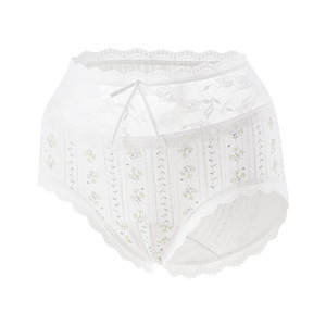 Nouvel Arrivage Culottes Grande <span class=keywords><strong>Taille</strong></span> <span class=keywords><strong>Taille</strong></span> <span class=keywords><strong>Haute</strong></span> Sans Couture pour Femme, Respirantes, en Coton Pur, Imprimées Dentelle, Vente en Gros - Product Image 5